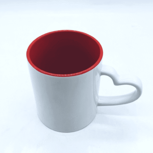 JARRO DE 11 OZ CON FONDO Y ASA EN FORMA DE CORAZÓN RED